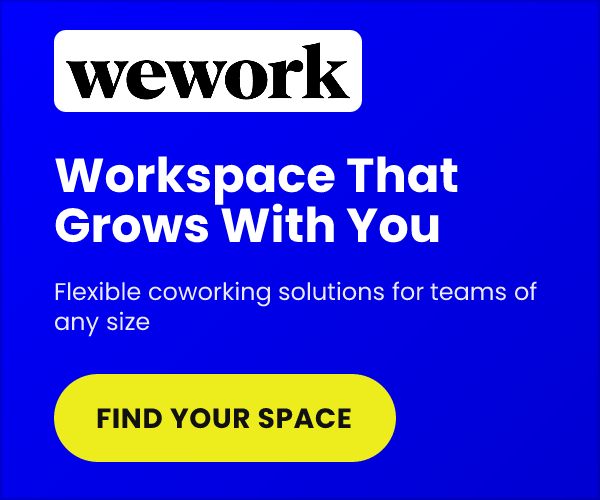 WeWork advertisement